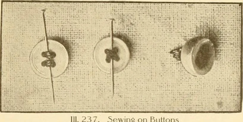 An illustration from The new dressmaker; with complete and fully illustrated instructions on every point connected with sewing, dressmaking and tailoring, from the actual stitches to the cutting, making, altering, mending, and cleaning of clothes for ladies, misses, girls, children, infants, men and boys, 1921, leaf 118