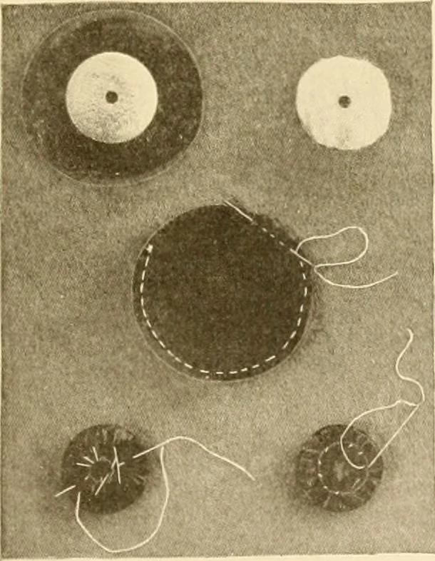 An illustration from The new dressmaker; with complete and fully illustrated instructions on every point connected with sewing, dressmaking and tailoring, from the actual stitches to the cutting, making, altering, mending, and cleaning of clothes for ladies, misses, girls, children, infants, men and boys, 1921, leaf 118
