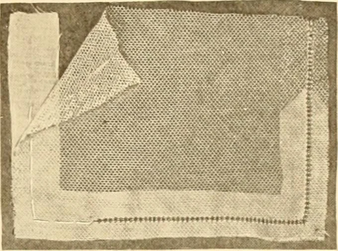 An illustration from The new dressmaker; with complete and fully illustrated instructions on every point connected with sewing, dressmaking and tailoring, from the actual stitches to the cutting, making, altering, mending, and cleaning of clothes for ladies, misses, girls, children, infants, men and boys, 1921, leaf 122