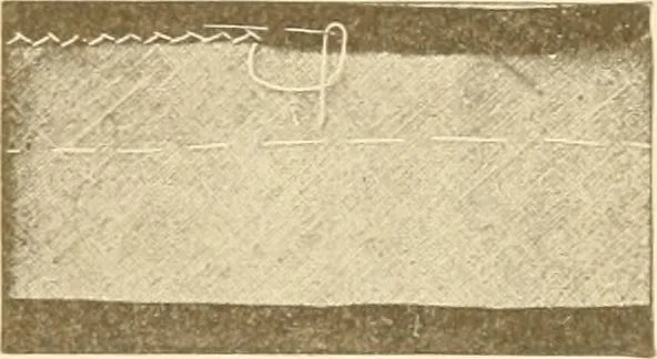 An illustration from The new dressmaker; with complete and fully illustrated instructions on every point connected with sewing, dressmaking and tailoring, from the actual stitches to the cutting, making, altering, mending, and cleaning of clothes for ladies, misses, girls, children, infants, men and boys, 1921, leaf 132