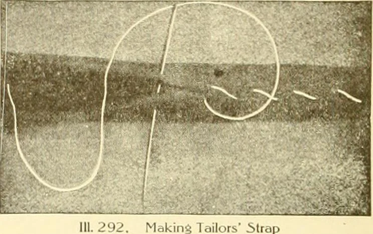 An illustration from The new dressmaker; with complete and fully illustrated instructions on every point connected with sewing, dressmaking and tailoring, from the actual stitches to the cutting, making, altering, mending, and cleaning of clothes for ladies, misses, girls, children, infants, men and boys, 1921, leaf 133