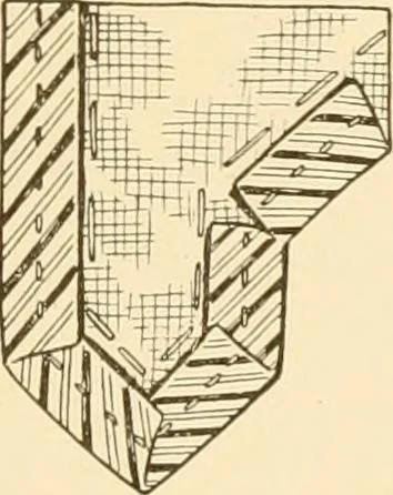 An illustration from The new dressmaker; with complete and fully illustrated instructions on every point connected with sewing, dressmaking and tailoring, from the actual stitches to the cutting, making, altering, mending, and cleaning of clothes for ladies, misses, girls, children, infants, men and boys, 1921, leaf 134