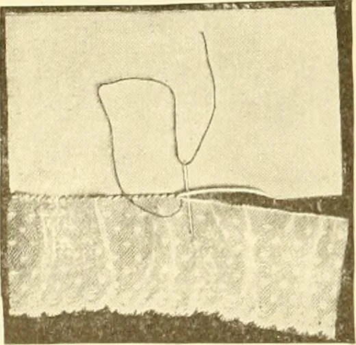 An illustration from The new dressmaker; with complete and fully illustrated instructions on every point connected with sewing, dressmaking and tailoring, from the actual stitches to the cutting, making, altering, mending, and cleaning of clothes for ladies, misses, girls, children, infants, men and boys, 1921, leaf 137