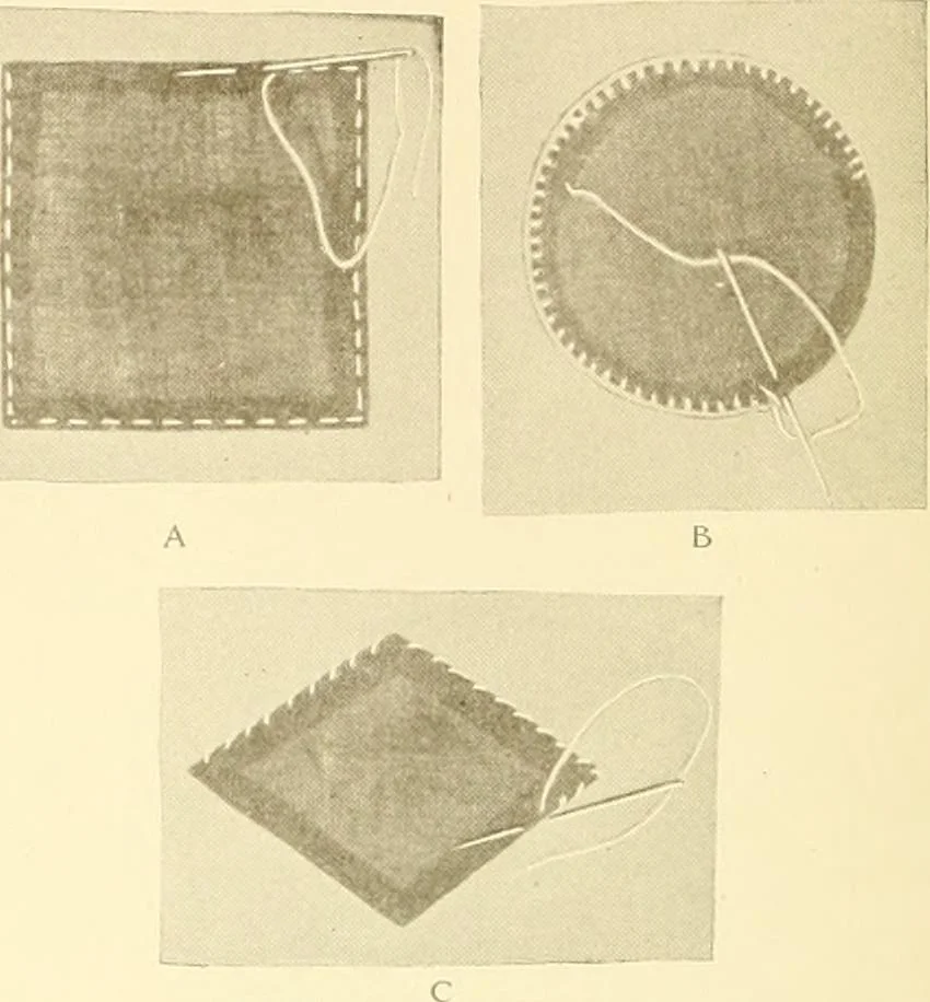 An illustration from The new dressmaker; with complete and fully illustrated instructions on every point connected with sewing, dressmaking and tailoring, from the actual stitches to the cutting, making, altering, mending, and cleaning of clothes for ladies, misses, girls, children, infants, men and boys, 1921, leaf 147