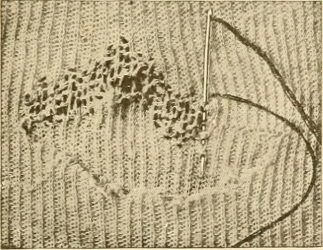 An illustration from The new dressmaker; with complete and fully illustrated instructions on every point connected with sewing, dressmaking and tailoring, from the actual stitches to the cutting, making, altering, mending, and cleaning of clothes for ladies, misses, girls, children, infants, men and boys, 1921, leaf 150