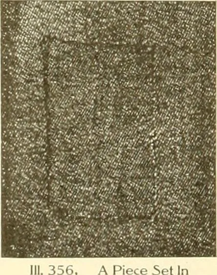 An illustration from The new dressmaker; with complete and fully illustrated instructions on every point connected with sewing, dressmaking and tailoring, from the actual stitches to the cutting, making, altering, mending, and cleaning of clothes for ladies, misses, girls, children, infants, men and boys, 1921, leaf 151