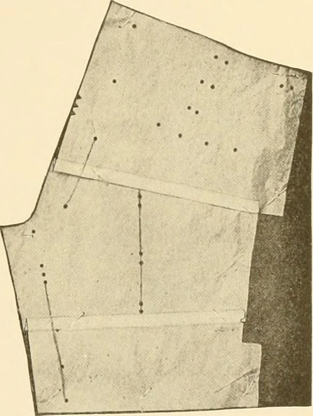 An illustration from The new dressmaker; with complete and fully illustrated instructions on every point connected with sewing, dressmaking and tailoring, from the actual stitches to the cutting, making, altering, mending, and cleaning of clothes for ladies, misses, girls, children, infants, men and boys, 1921, leaf 164