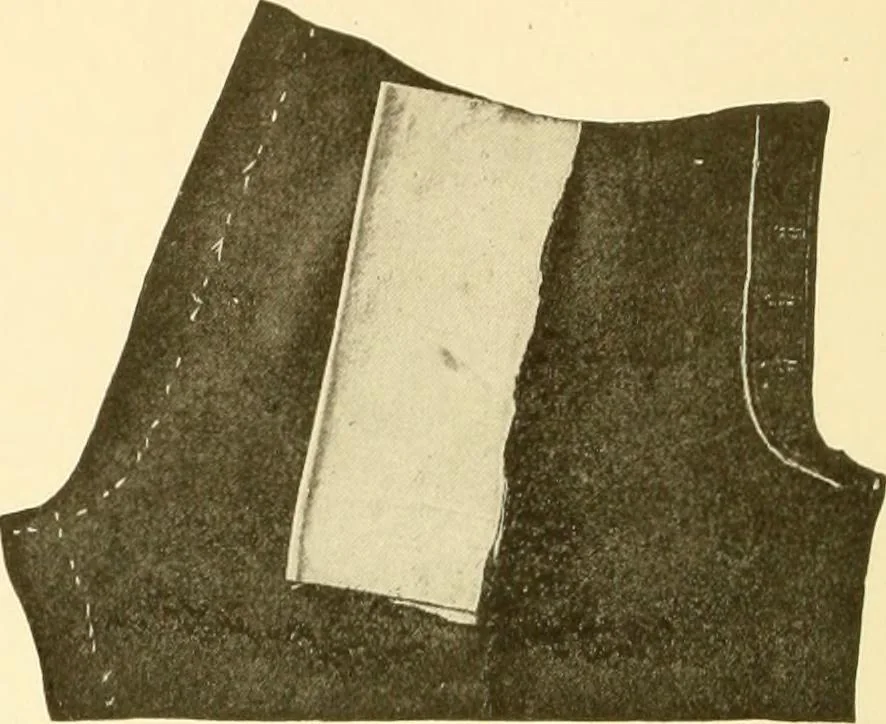 An illustration from The new dressmaker; with complete and fully illustrated instructions on every point connected with sewing, dressmaking and tailoring, from the actual stitches to the cutting, making, altering, mending, and cleaning of clothes for ladies, misses, girls, children, infants, men and boys, 1921, leaf 165
