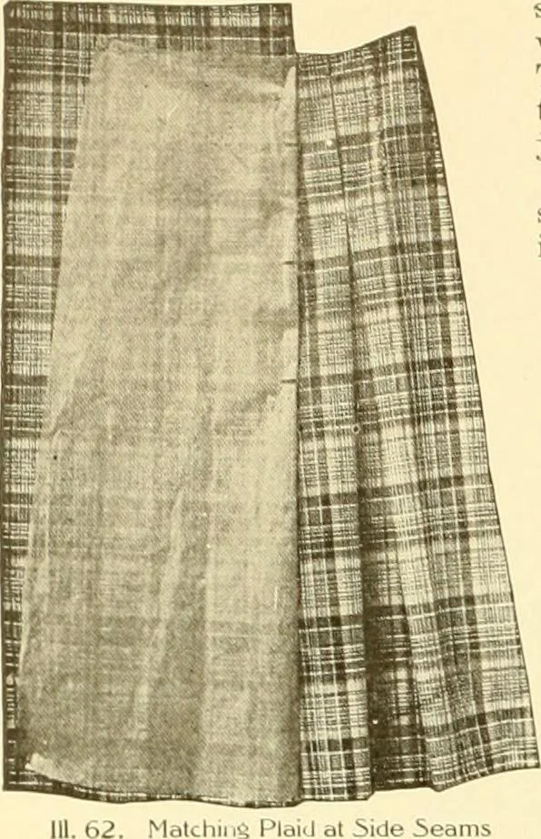 An illustration from The new dressmaker; with complete and fully illustrated instructions on every point connected with sewing, dressmaking and tailoring, from the actual stitches to the cutting, making, altering, mending, and cleaning of clothes for ladies, misses, girls, children, infants, men and boys, 1921, leaf 37