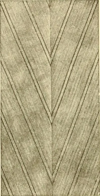 An illustration from The new dressmaker; with complete and fully illustrated instructions on every point connected with sewing, dressmaking and tailoring, from the actual stitches to the cutting, making, altering, mending, and cleaning of clothes for ladies, misses, girls, children, infants, men and boys, 1921, leaf 37
