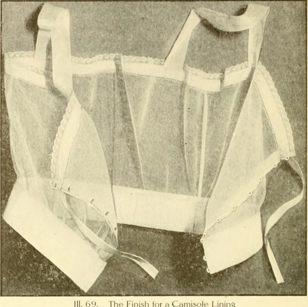An illustration from The new dressmaker; with complete and fully illustrated instructions on every point connected with sewing, dressmaking and tailoring, from the actual stitches to the cutting, making, altering, mending, and cleaning of clothes for ladies, misses, girls, children, infants, men and boys, 1921, leaf 41