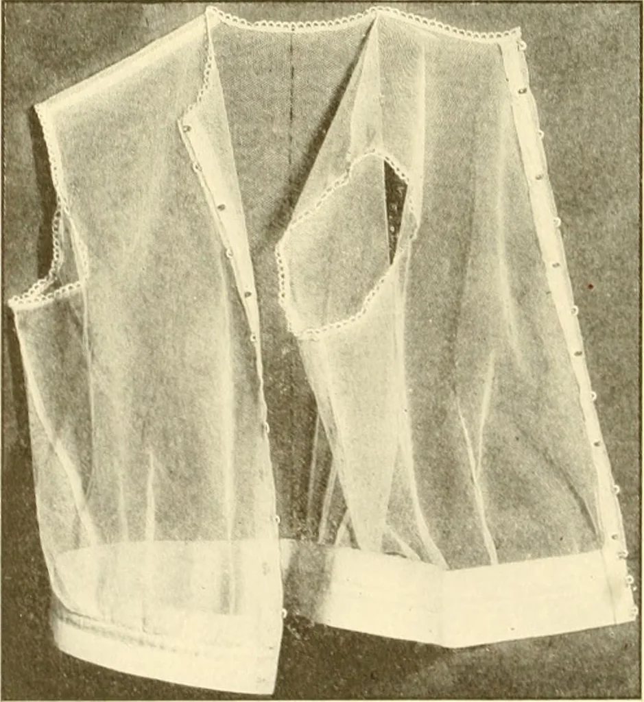 An illustration from The new dressmaker; with complete and fully illustrated instructions on every point connected with sewing, dressmaking and tailoring, from the actual stitches to the cutting, making, altering, mending, and cleaning of clothes for ladies, misses, girls, children, infants, men and boys, 1921, leaf 41