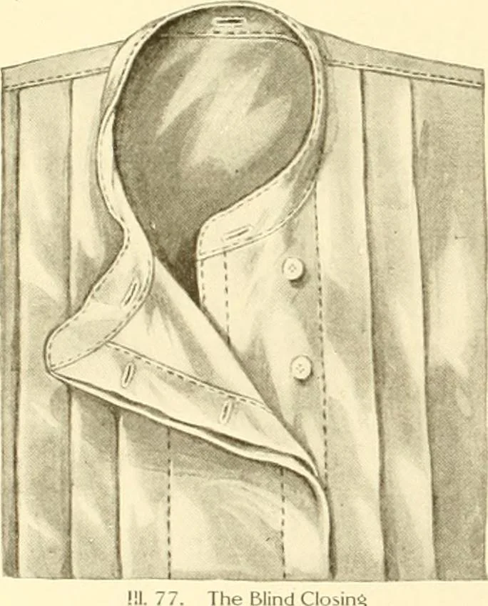 An illustration from The new dressmaker; with complete and fully illustrated instructions on every point connected with sewing, dressmaking and tailoring, from the actual stitches to the cutting, making, altering, mending, and cleaning of clothes for ladies, misses, girls, children, infants, men and boys, 1921, leaf 47