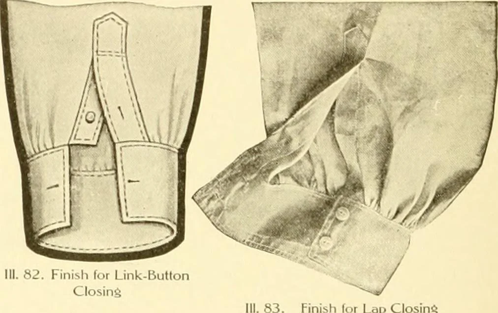 An illustration from The new dressmaker; with complete and fully illustrated instructions on every point connected with sewing, dressmaking and tailoring, from the actual stitches to the cutting, making, altering, mending, and cleaning of clothes for ladies, misses, girls, children, infants, men and boys, 1921, leaf 49