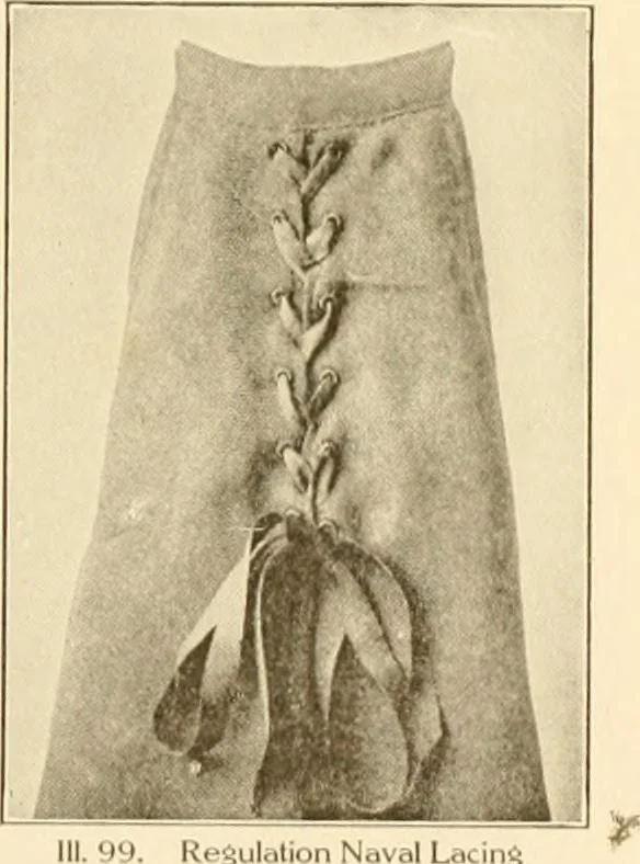 An illustration from The new dressmaker; with complete and fully illustrated instructions on every point connected with sewing, dressmaking and tailoring, from the actual stitches to the cutting, making, altering, mending, and cleaning of clothes for ladies, misses, girls, children, infants, men and boys, 1921, leaf 60