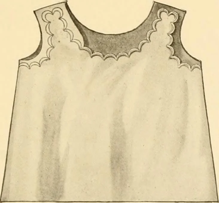 An illustration from The new dressmaker; with complete and fully illustrated instructions on every point connected with sewing, dressmaking and tailoring, from the actual stitches to the cutting, making, altering, mending, and cleaning of clothes for ladies, misses, girls, children, infants, men and boys, 1921, leaf 78