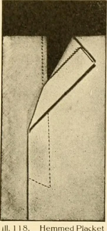 An illustration from The new dressmaker; with complete and fully illustrated instructions on every point connected with sewing, dressmaking and tailoring, from the actual stitches to the cutting, making, altering, mending, and cleaning of clothes for ladies, misses, girls, children, infants, men and boys, 1921, leaf 78