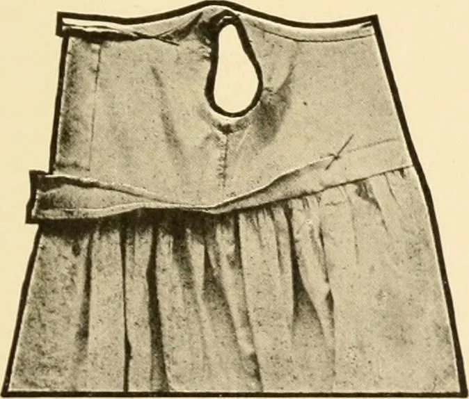 An illustration from The new dressmaker; with complete and fully illustrated instructions on every point connected with sewing, dressmaking and tailoring, from the actual stitches to the cutting, making, altering, mending, and cleaning of clothes for ladies, misses, girls, children, infants, men and boys, 1921, leaf 78