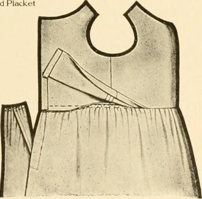 An illustration from The new dressmaker; with complete and fully illustrated instructions on every point connected with sewing, dressmaking and tailoring, from the actual stitches to the cutting, making, altering, mending, and cleaning of clothes for ladies, misses, girls, children, infants, men and boys, 1921, leaf 78