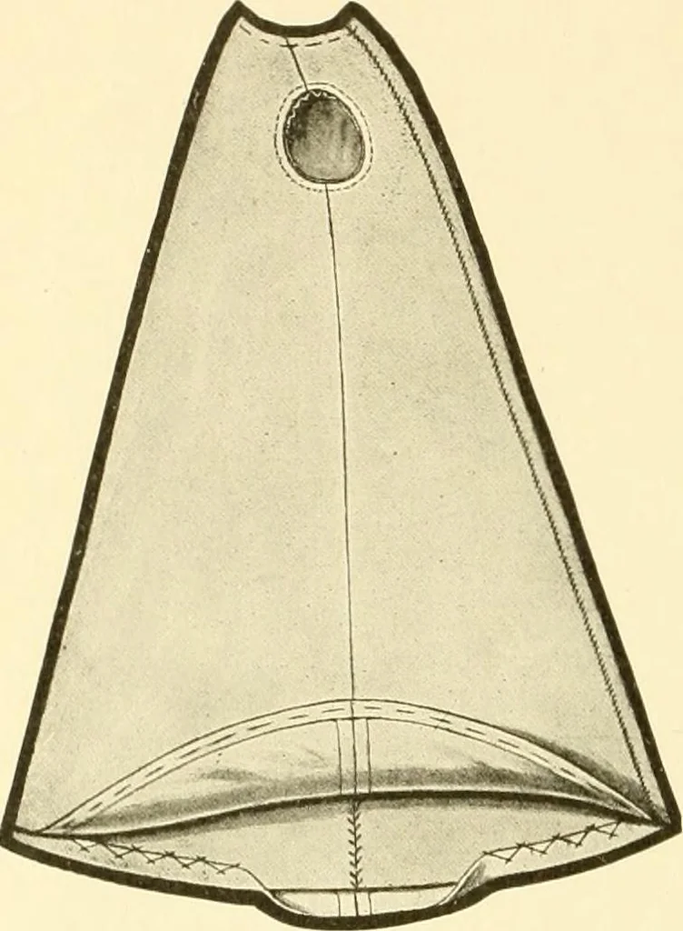 An illustration from The new dressmaker; with complete and fully illustrated instructions on every point connected with sewing, dressmaking and tailoring, from the actual stitches to the cutting, making, altering, mending, and cleaning of clothes for ladies, misses, girls, children, infants, men and boys, 1921, leaf 81