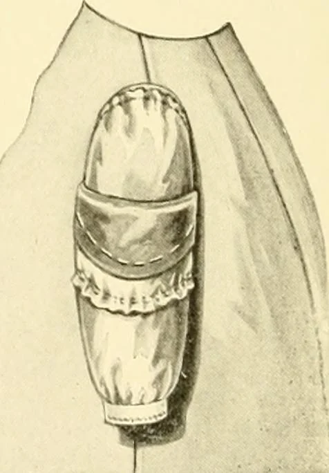 An illustration from The new dressmaker; with complete and fully illustrated instructions on every point connected with sewing, dressmaking and tailoring, from the actual stitches to the cutting, making, altering, mending, and cleaning of clothes for ladies, misses, girls, children, infants, men and boys, 1921, leaf 81