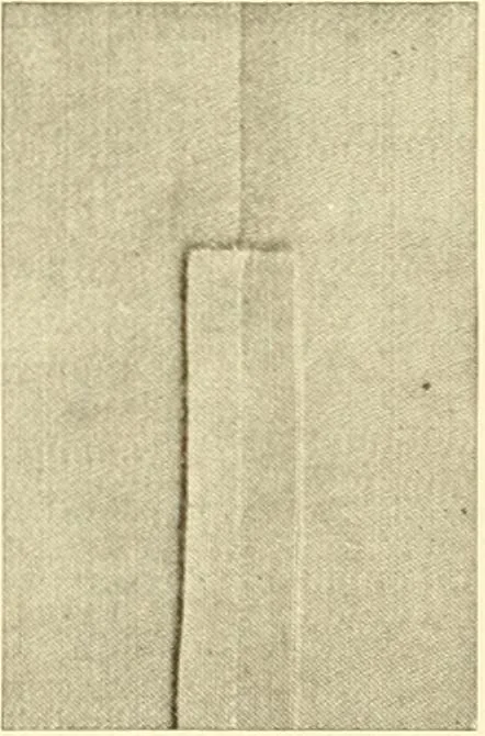 An illustration from The new dressmaker; with complete and fully illustrated instructions on every point connected with sewing, dressmaking and tailoring, from the actual stitches to the cutting, making, altering, mending, and cleaning of clothes for ladies, misses, girls, children, infants, men and boys, 1921, leaf 95