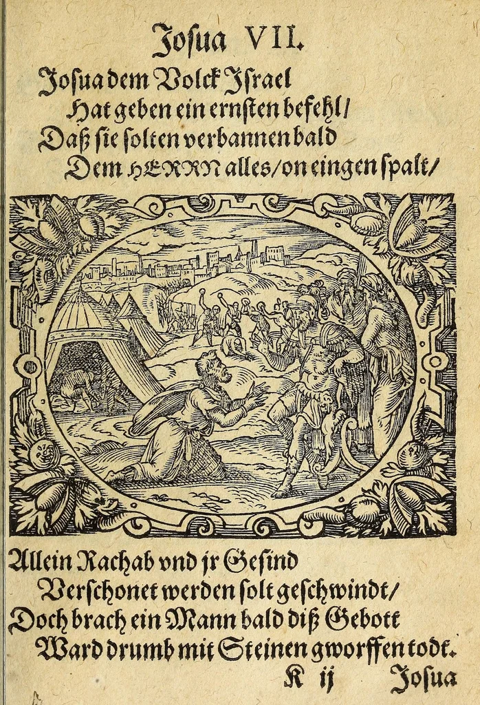 An illustration from Newe Biblische Figuren, 1579, leaf 147
