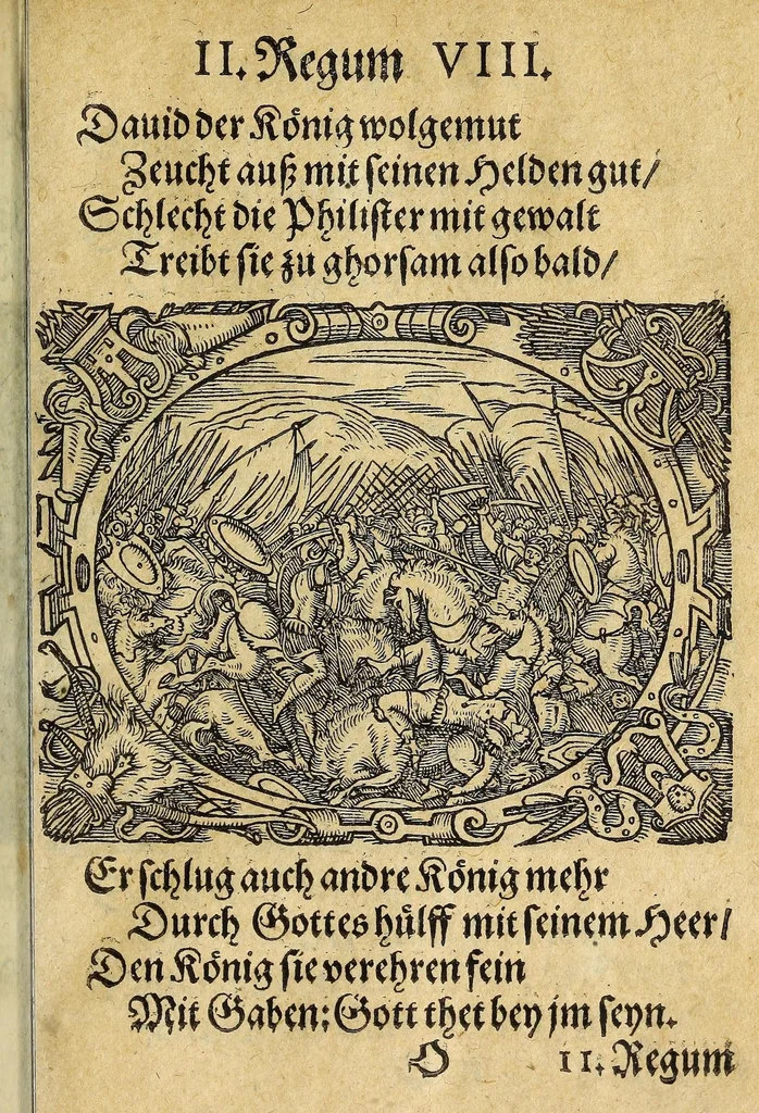 An illustration from Newe Biblische Figuren, 1579, leaf 209
