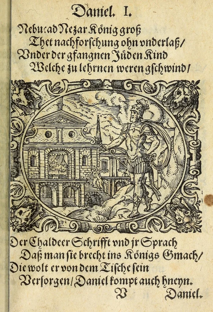 An illustration from Newe Biblische Figuren, 1579, leaf 301