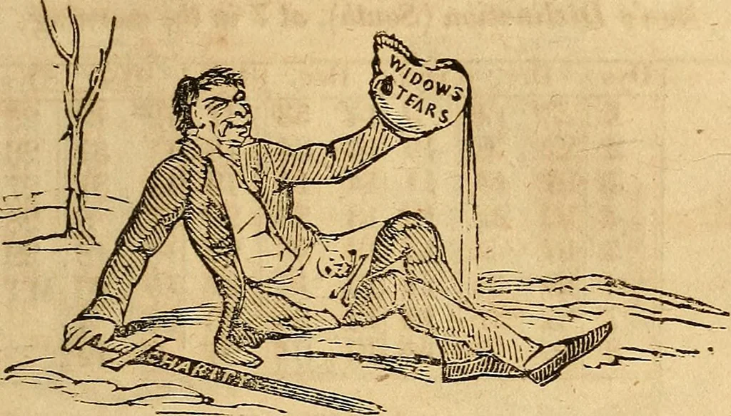 An illustration from New England anti-Masonic almanac for the year of Our Lord 1832, 1831, leaf 62