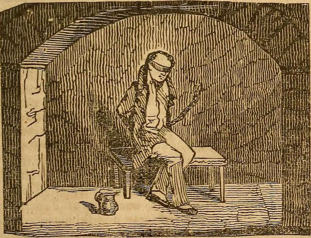 An illustration from New England anti-Masonic almanac for the year of Our Lord 1832, 1831, leaf 92