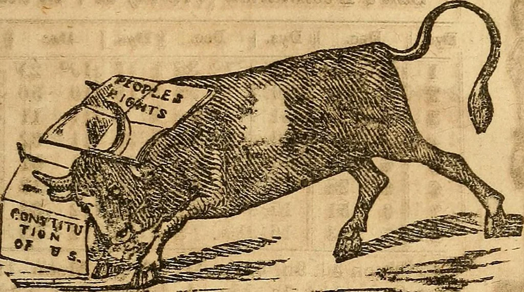 An illustration from New England Anti-Masonic almanac for the year of Our Lord 1833, 1832, leaf 18