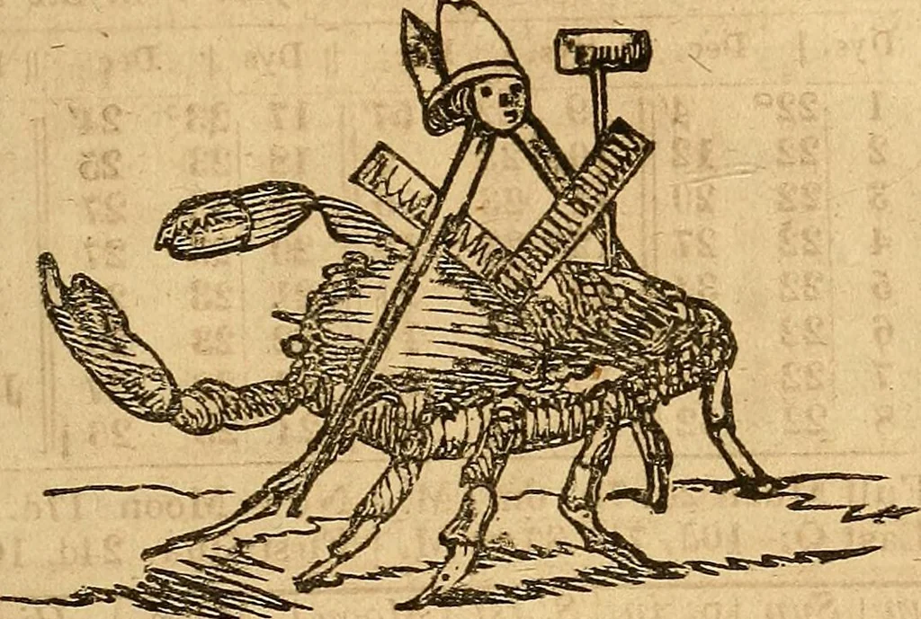 An illustration from New England Anti-Masonic almanac for the year of Our Lord 1833, 1832, leaf 22