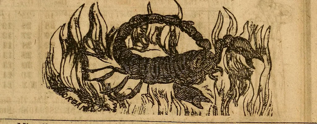 An illustration from New England Anti-Masonic almanac for the year of Our Lord 1833, 1832, leaf 30