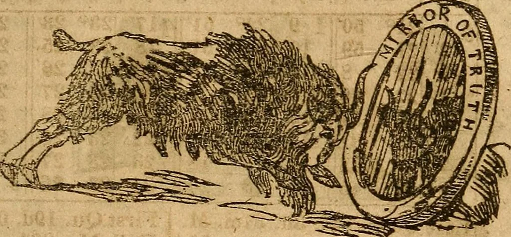 An illustration from New England Anti-Masonic almanac for the year of Our Lord 1833, 1832, leaf 34