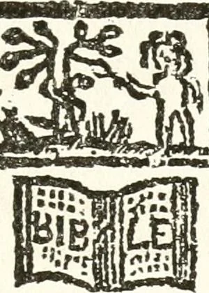An illustration from The New-England primer; a history of its origin and development; with a reprint of the unique copy of the earliest known edition and many facsimile illustrations and reproductions, 1897, leaf 110