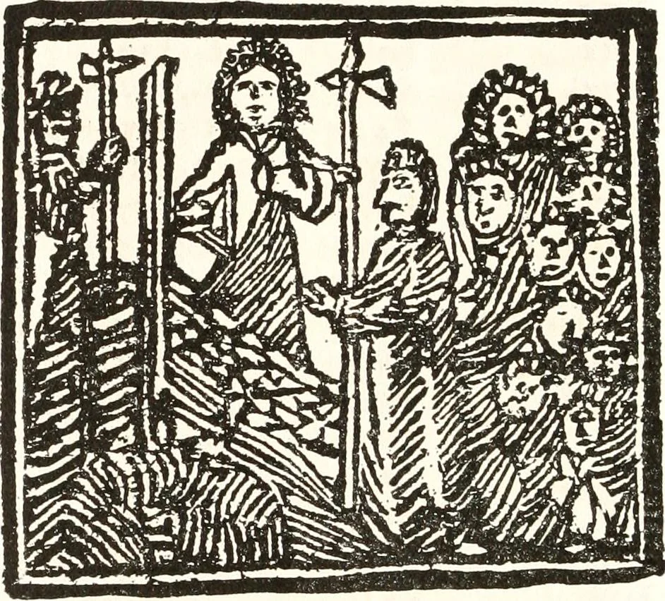 An illustration from The New-England primer; a history of its origin and development; with a reprint of the unique copy of the earliest known edition and many facsimile illustrations and reproductions, 1897, leaf 135