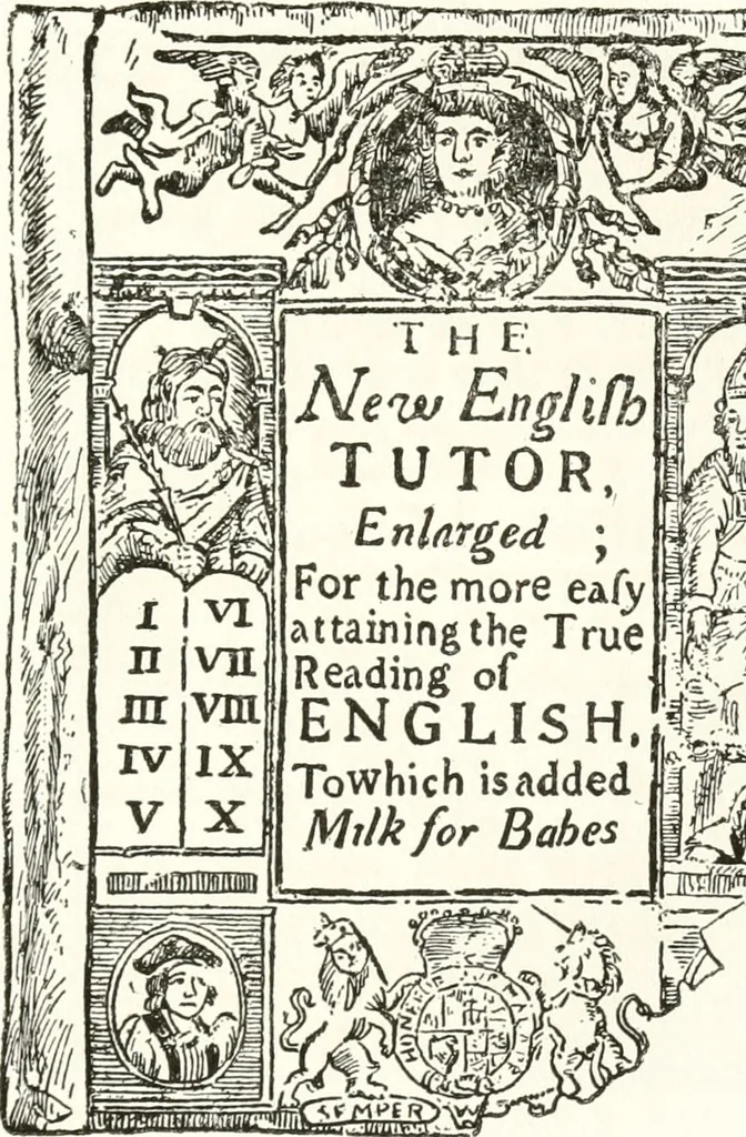 An illustration from The New-England primer; a history of its origin and development; with a reprint of the unique copy of the earliest known edition and many facsimile illustrations and reproductions, 1897, leaf 192