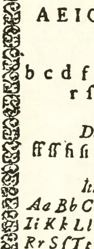 An illustration from The New-England primer; a history of its origin and development; with a reprint of the unique copy of the earliest known edition and many facsimile illustrations and reproductions, 1897, leaf 194