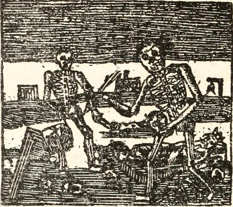 An illustration from The New-England primer; a history of its origin and development; with a reprint of the unique copy of the earliest known edition and many facsimile illustrations and reproductions, 1897, leaf 255
