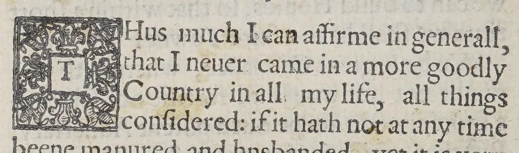An illustration from New-Englands plantation. Or A short and true description of the commodities and discommodities of that countrey., 1630, leaf 26