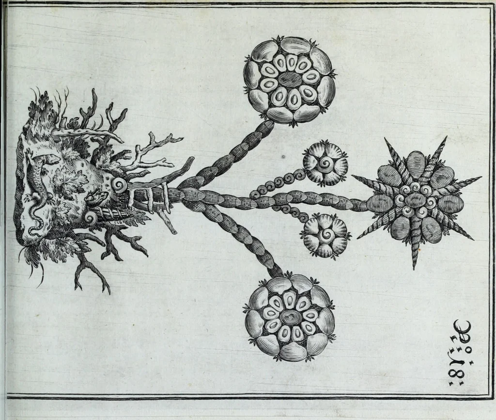 An illustration from Newes itinerarium Italiae : in welchem der Reisende nicht allein gründtlichen Bericht, durch die herzlichste namhaffteste Örter Italiae sein Reiss wol zubestellen, sonder es wirdt jhme auch gantz eygentlich beschriben, was allda als in einem Lustgarten di Europe ... an Sitten vnd Gewonheiten, im Geistlichen vnd Politischen, an mechanischen Wercken zu Land vnd zu Wasser, vnd also an Gebäwen ... denckwürdig zu sehen : alles ... an Tag gegeben ..., 1627, leaf 325