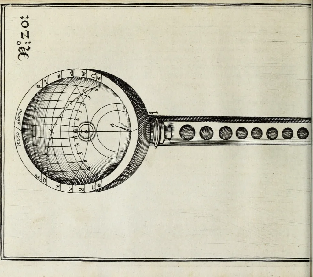 An illustration from Newes itinerarium Italiae : in welchem der Reisende nicht allein gründtlichen Bericht, durch die herzlichste namhaffteste Örter Italiae sein Reiss wol zubestellen, sonder es wirdt jhme auch gantz eygentlich beschriben, was allda als in einem Lustgarten di Europe ... an Sitten vnd Gewonheiten, im Geistlichen vnd Politischen, an mechanischen Wercken zu Land vnd zu Wasser, vnd also an Gebäwen ... denckwürdig zu sehen : alles ... an Tag gegeben ..., 1627, leaf 328
