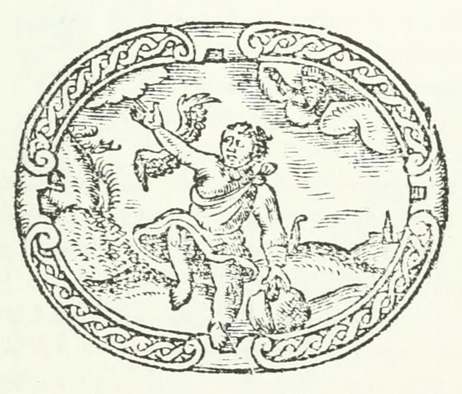 An illustration from Newes ovt of the coast of Spaine. The true report of the honourable seruice for England, perfourmed by Sir Fravncis Drake in the moneths of Aprill and May last past, 1587. vpon Cales, and also since that in the Cape S. Vincent and Cape Saker: discoursed at large with euerie seuerall exploit of their fortunate successe, according to their owne letters, which likewise is confirmed by those that came from thence, 1587, leaf 7