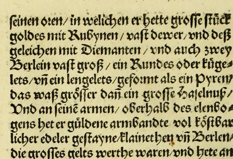An illustration from Newe vnbekanthe Landte und ein newe Weldte in kurtz verganger Zeythe erfunden, 1508, leaf 68