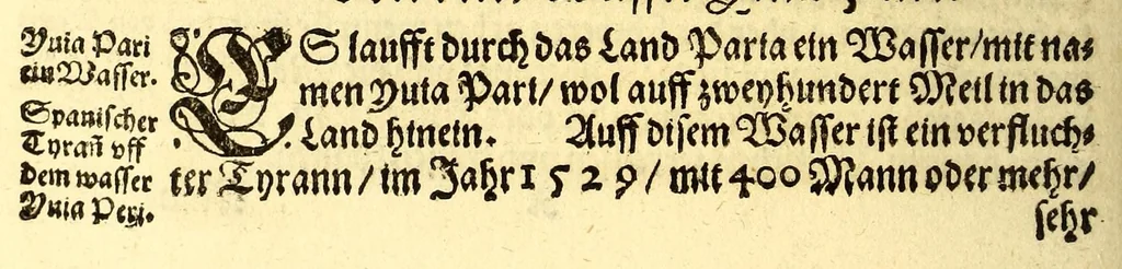 An illustration from Newe Welt. : Warhafftige Anzeigung der Hispanier grewlichen, abschewlichen vnd vnmenschlichen Tyranney, von jhnen inn den indianischen Ländern, so gegen Nidergang der Sonnen gelegen, vnd die Newe Welt genennet wird, begangen., 1597, leaf 98