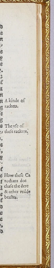 An illustration from The new found vvorlde, or Antarctike, : wherein is contained wo[n]derful and strange things, as well of humaine creatures, as beastes, fishes, and serpents, trées, plants, mines of golde and siluer: garnished with many learned aucthorities,, 1568, leaf 273