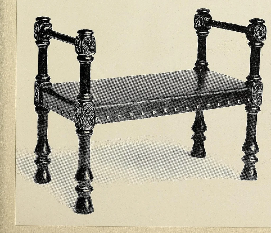 An illustration from New fvrnitvre from the work shop of Gvstave Stickley, cabinet maker, Syracvse, NY VSA, 1901, leaf 11