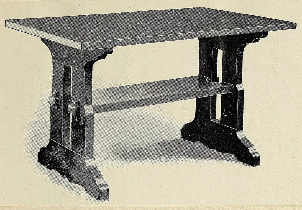 An illustration from New fvrnitvre from the work shop of Gvstave Stickley, cabinet maker, Syracvse, NY VSA, 1901, leaf 17