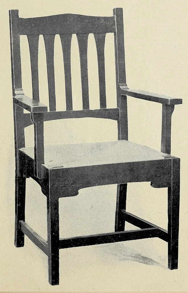 An illustration from New fvrnitvre from the work shop of Gvstave Stickley, cabinet maker, Syracvse, NY VSA, 1901, leaf 21